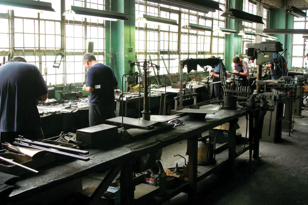 people working in a factory