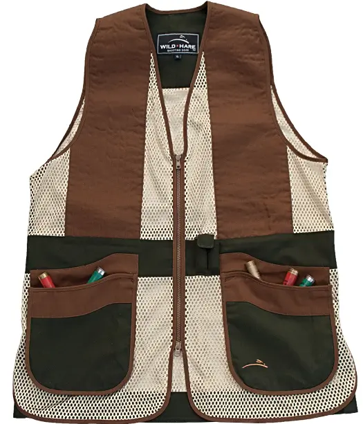 brown and tan vest