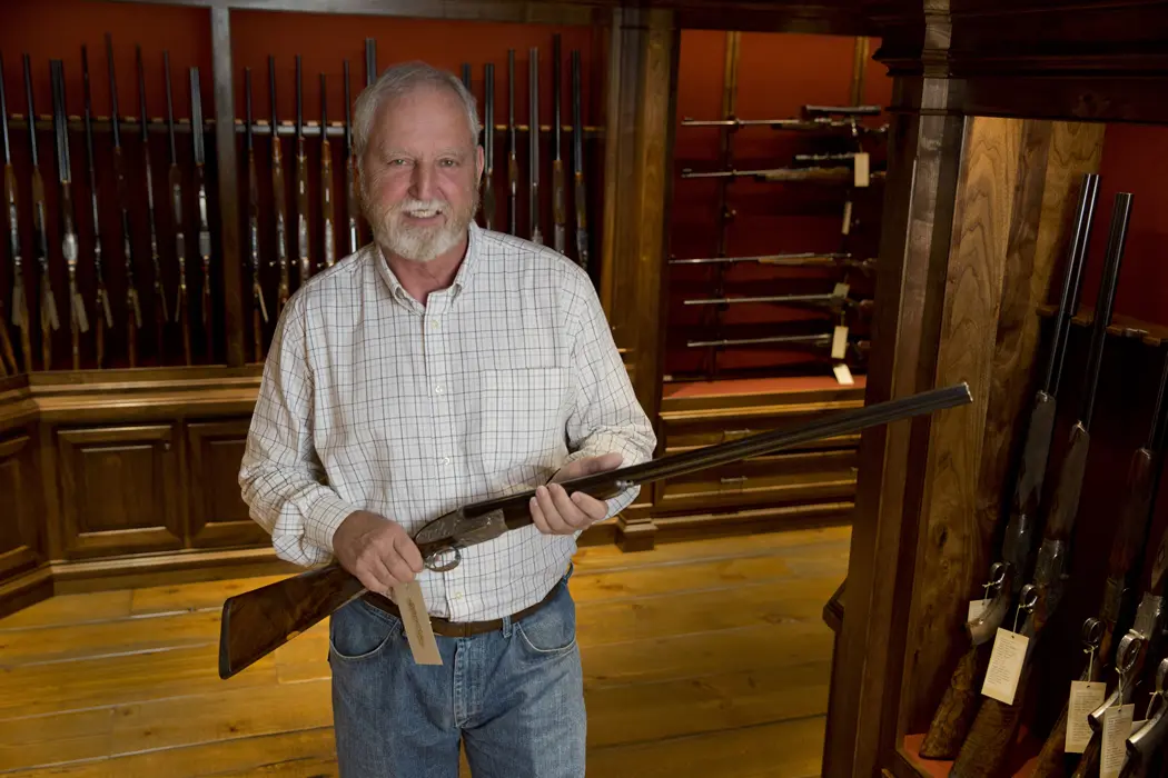 Man with gun Gordy & Sons