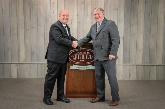 Dan Morphy (left) and Jim Julia recently merged their auction houses.