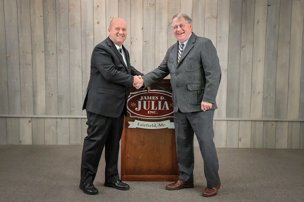 Dan Morphy (left) and Jim Julia recently merged their auction houses.