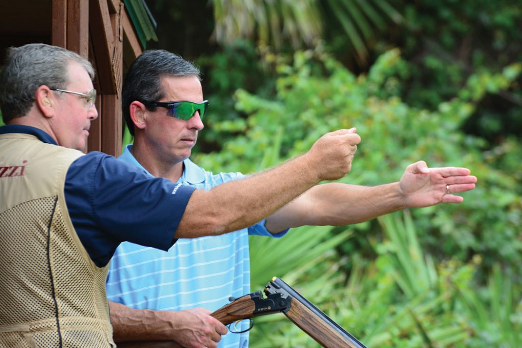 Coach instructing