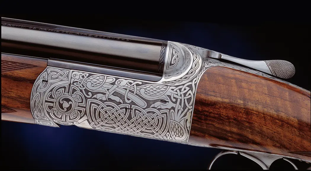 Celtic strap work on a McKay Brown.