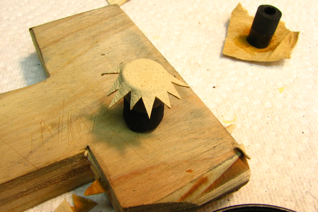 A Leather-Covered Pad