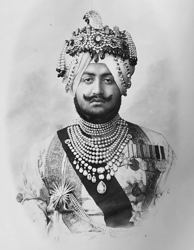 His Highness the Maharaja Sir Bhupindra Singh, ruler of the state of Patiala