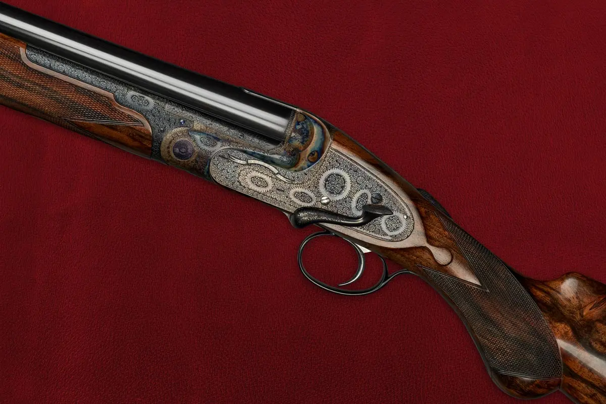 Boss’s 1812 Edition: the world’s first ambidextrous shotgun.
