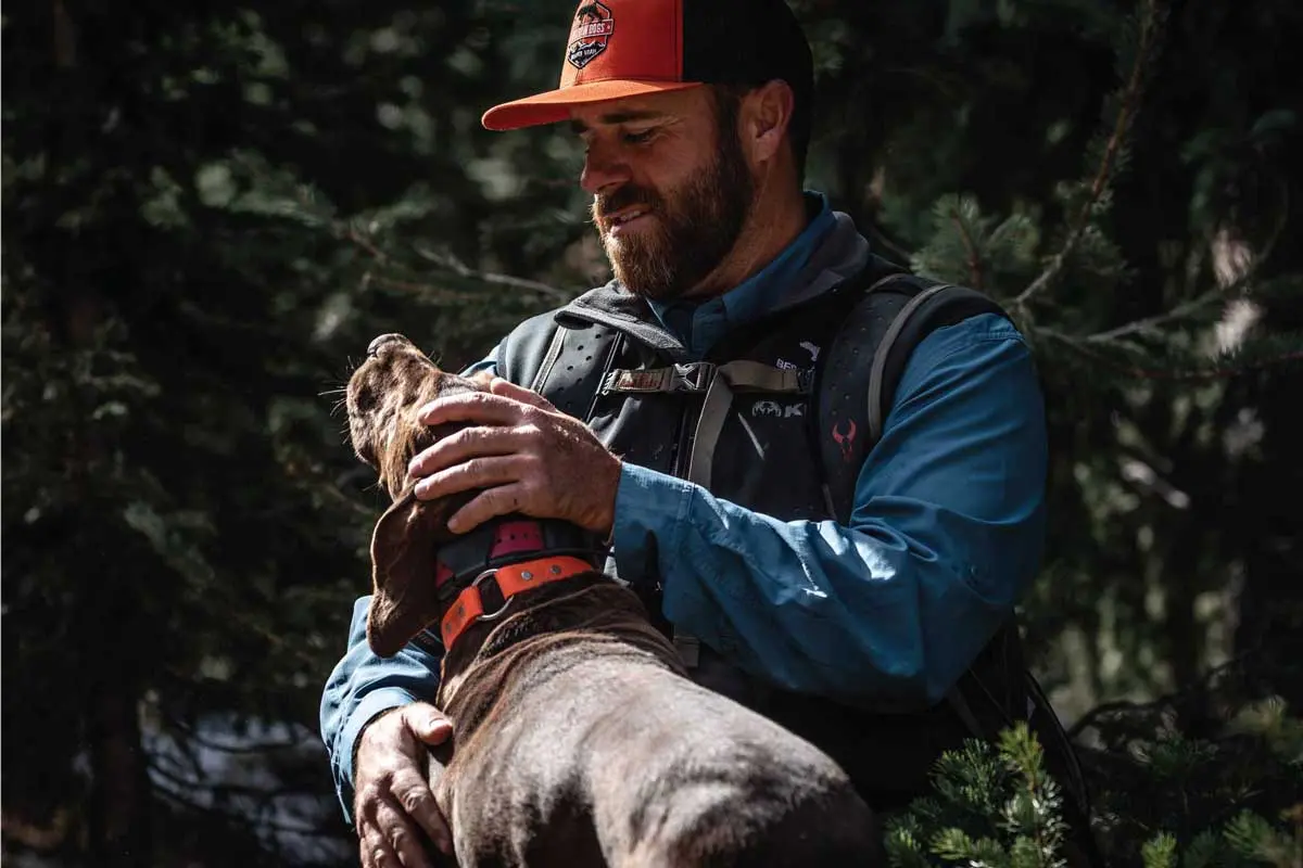 Use consistent commands and reward-based praise to help keep excited dogs on track during the hunt.