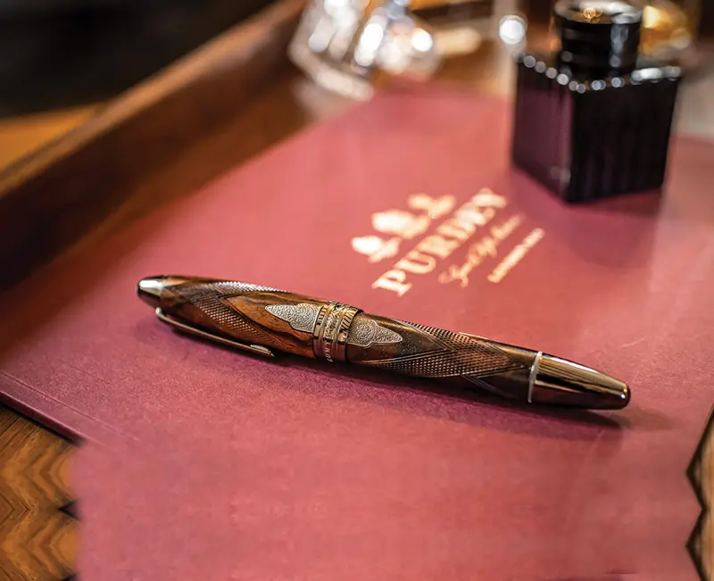 Montblanc x Purdey Meisterstück Pens | Shooting Sportsman Magazine