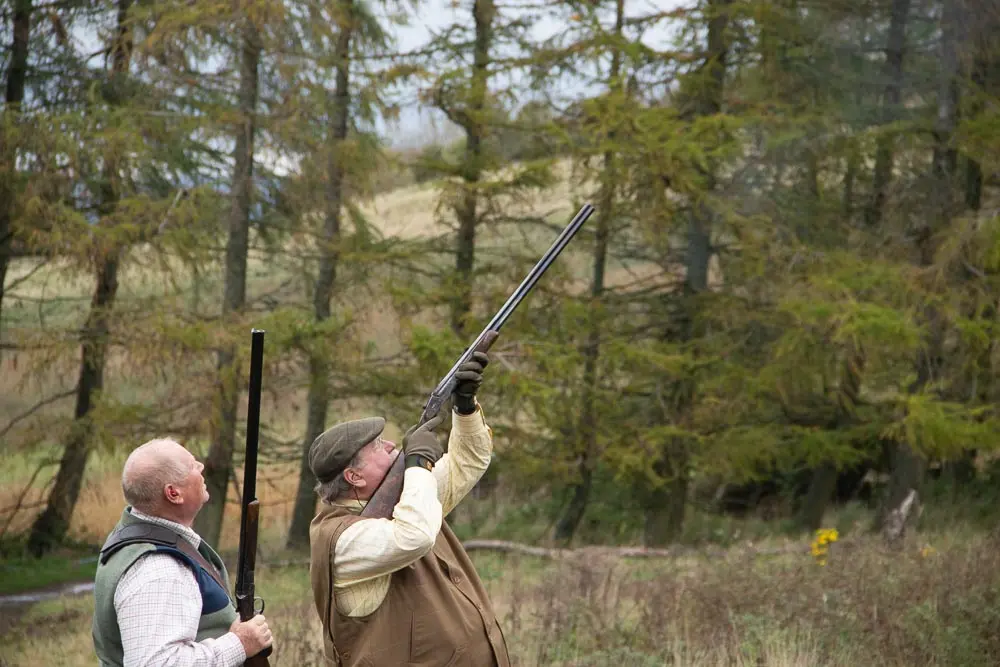 men hunting