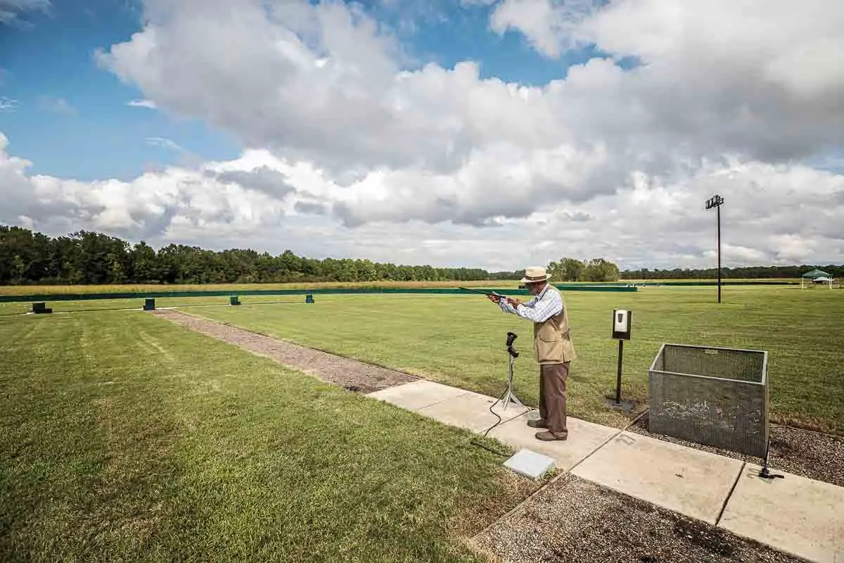 Clay-shooting options include a 5 Stand setup, a teaching facility and world-renowned Helice grounds.