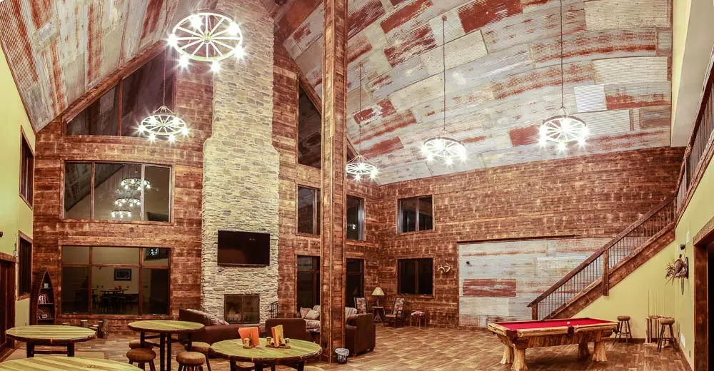 inside of lodge