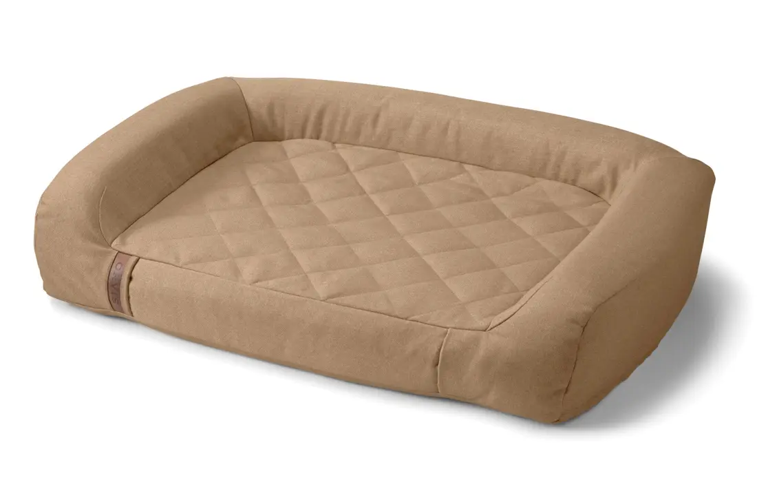 Orvis Dog bed in a tan brown