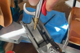 cleaning a vintage firearm