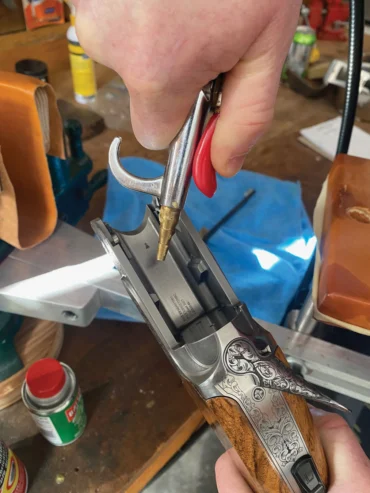 cleaning a vintage firearm