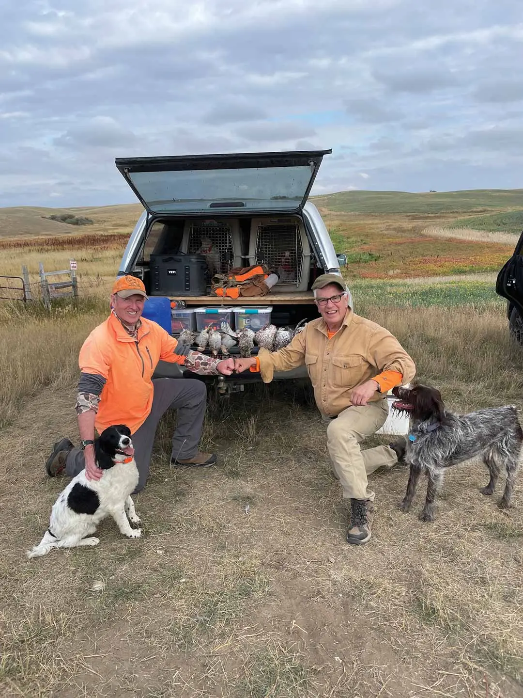 Charles Wickham and the author Douglas Tate, enjoying a productive pilgrimage to Saskatchewan.