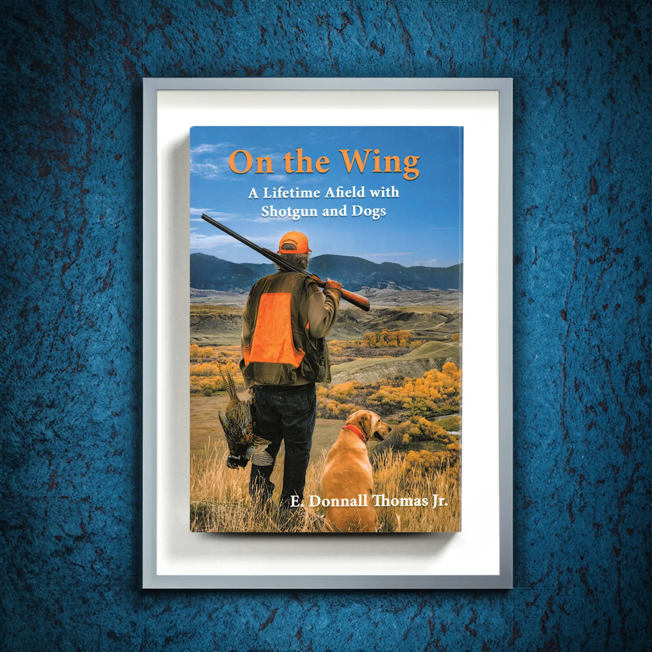 On The Wing cover with hunter and dog