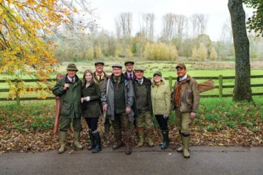 Anglo American Shooting Society posing for a photo