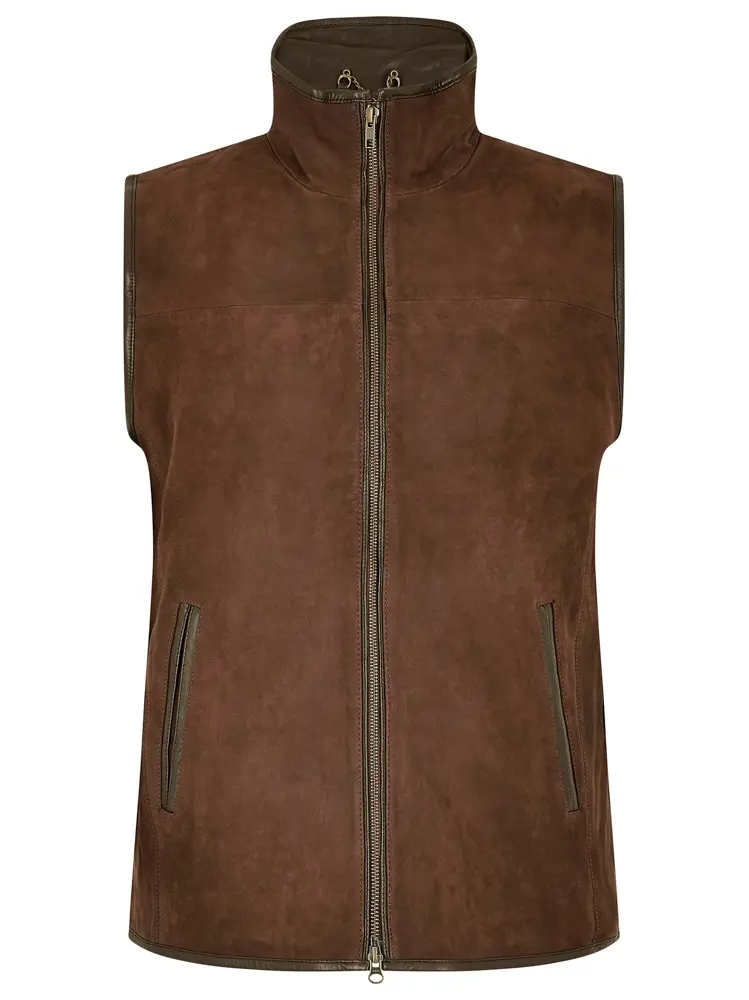 DUBARRY OF IRELAND 
DUNHILL LEATHER VEST