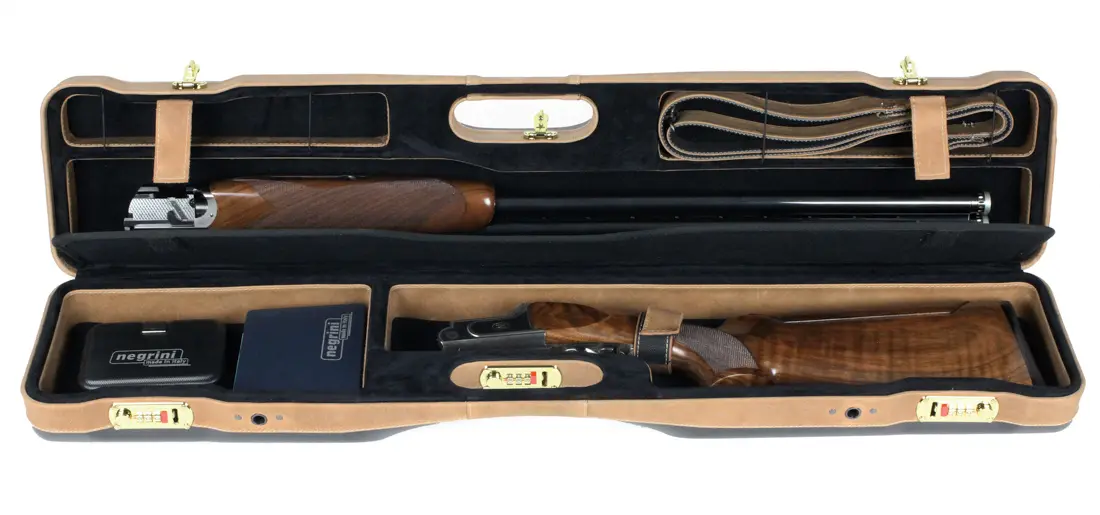 NEGRINI OU/SXS SPORTING CLAY SHOTGUN COMPACT HARD CASE
