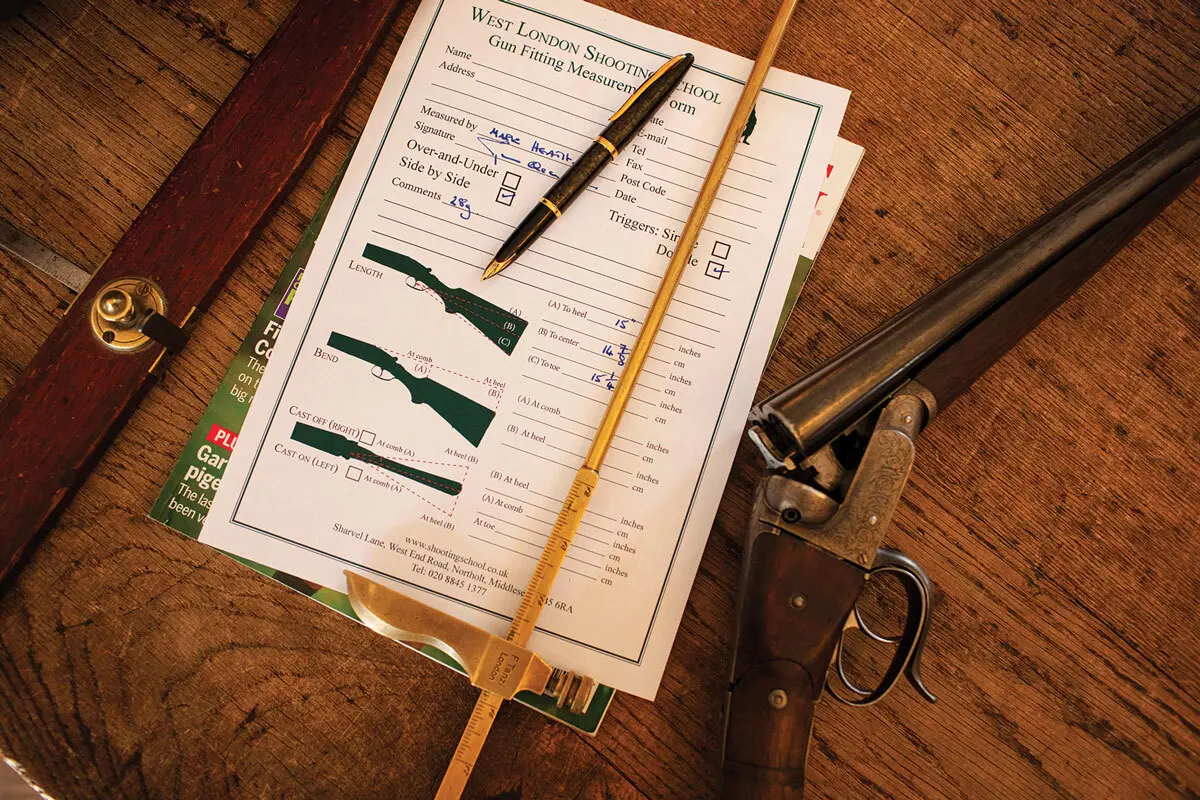 Gun next to a document