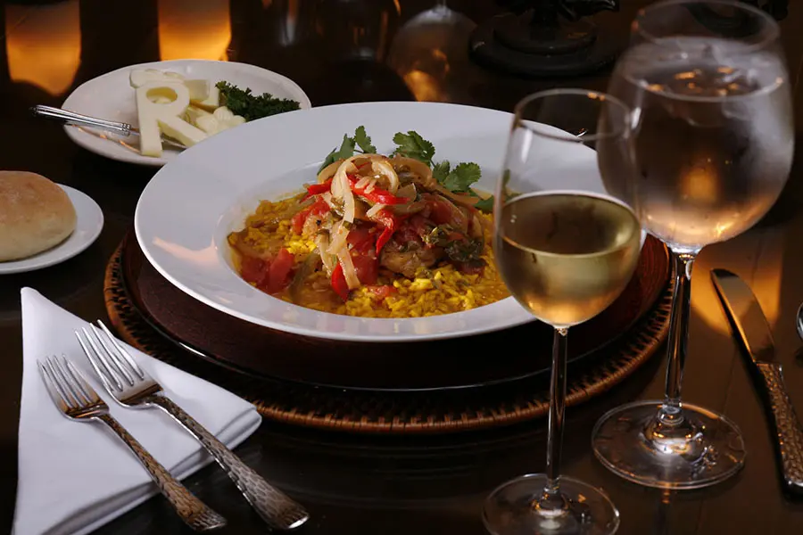 Exquisite cuisine served at Rio Piedra Plantation