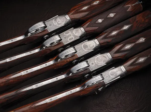 Five Purdey Shotguns